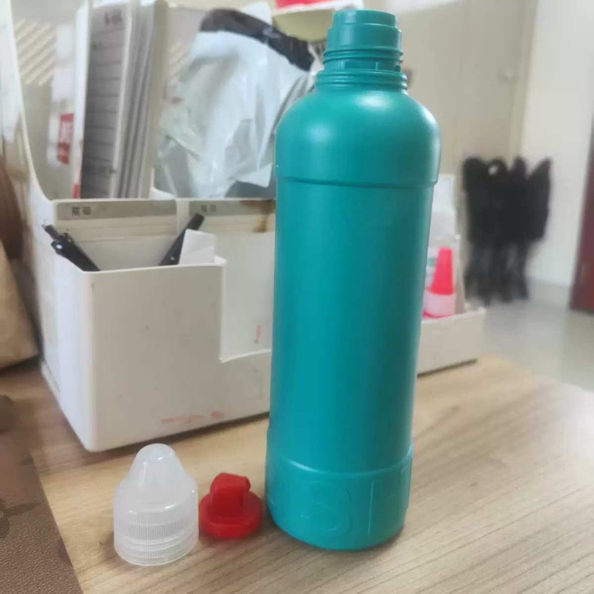 500ml洁厕瓶清洁剂塑料瓶瓶厕所消毒液洁厕日化瓶专用瓶