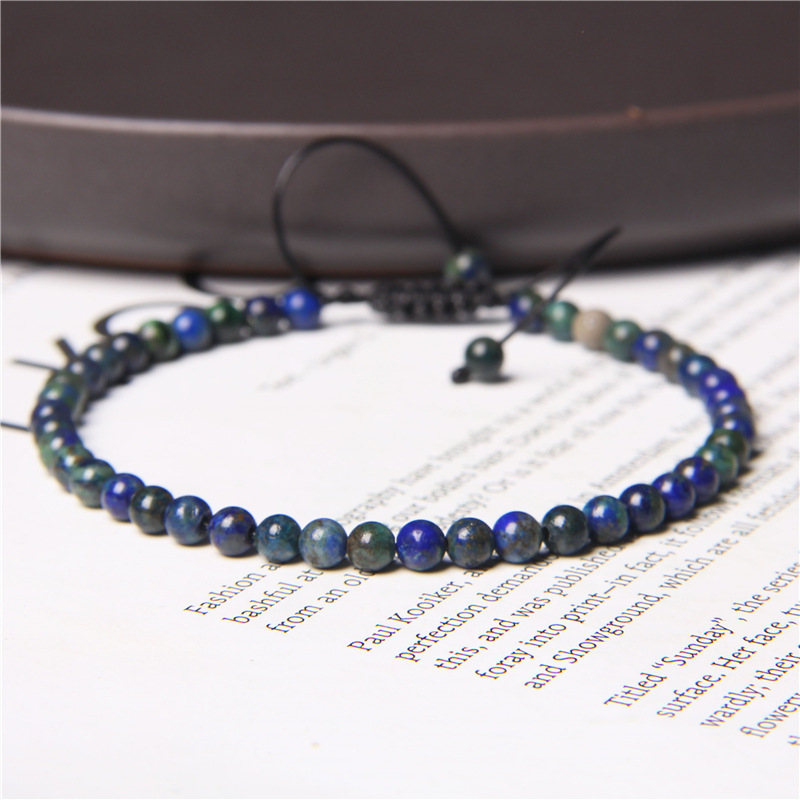 Fashion Solid Color Natural Stone Beaded Bracelets display picture 2