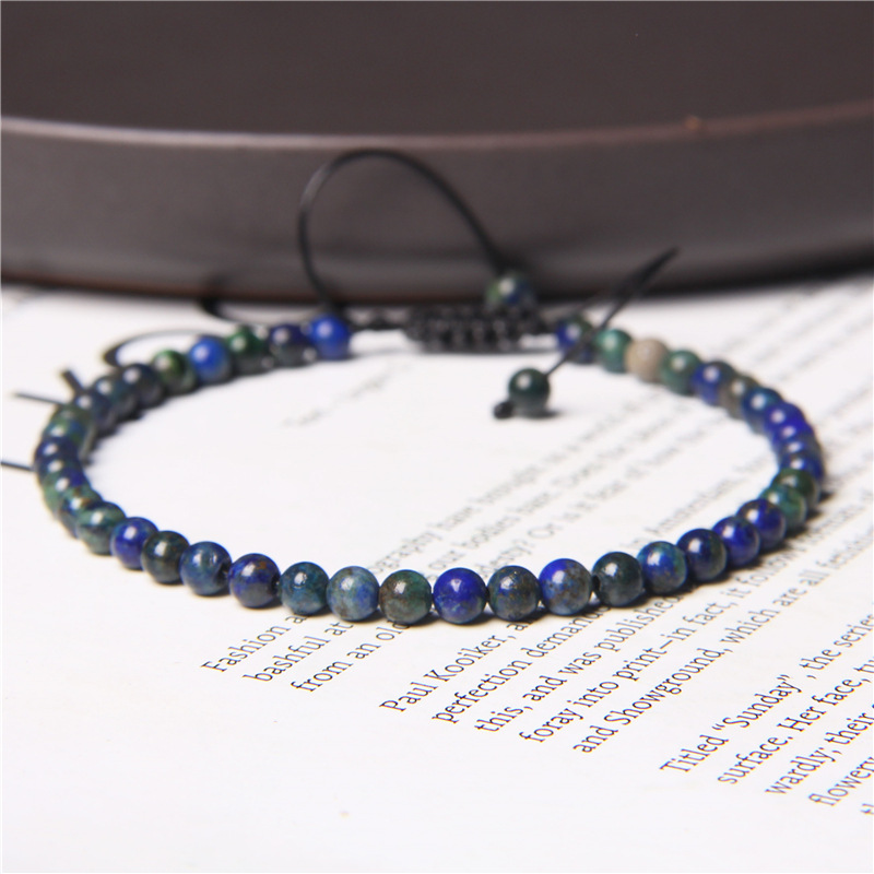 Fashion Solid Color natural stone Beaded Bracelets 1 Piece