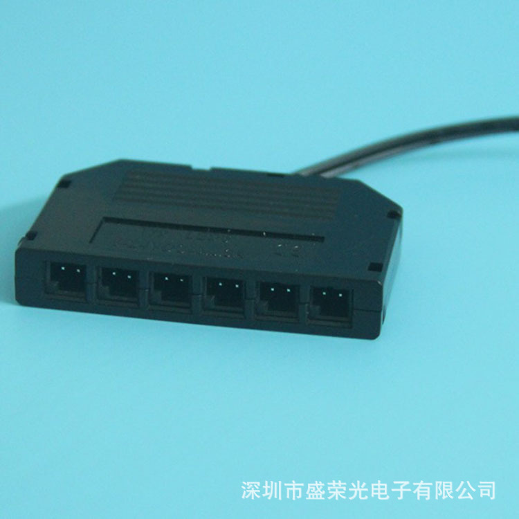 DuPont 6 Junction box black Cabinet lamp 6 DuPont Port connector led6 Cabinet Lights suit
