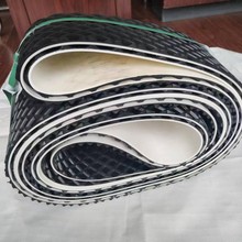 批发生产砂光机皮带 防滑耐磨 菱形格输送带 板材专用花纹传送带