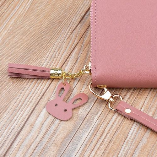 ins small wallet female long student Korean version cute bear zipper  new women's coin purse mini bag
