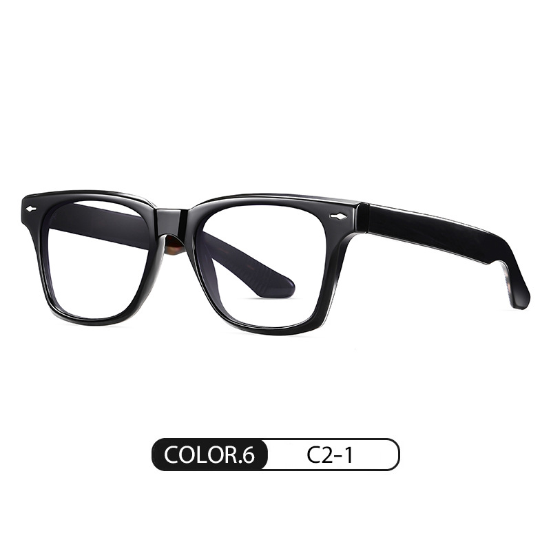 En stock al por mayor de la placa de gafas de sol S31109 europeo y americano venta caliente gafas de sol clásicas puede ser equipado con la miopía anti-azul gafas de luz