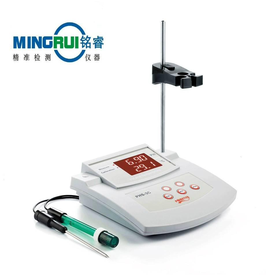Настольный pH тестер для лабораторий Настольный pH PHS-3C для измерения кислотности