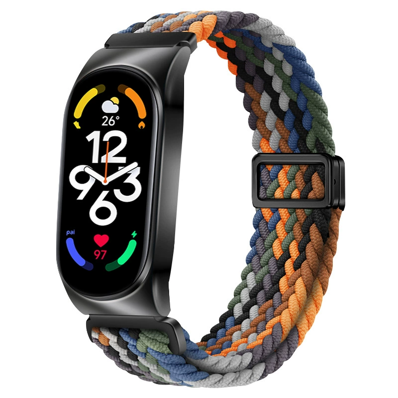 Xiaomi, совместимый браслет, нейлоновый переплетенный ремешок на часы, умные часы