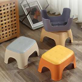 家用儿童创意小凳子  欧式仿皮加厚耐磨小椅  幼儿园防滑拼色矮凳