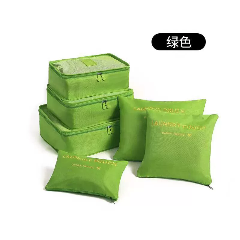 Storage bag for traveling, set, suitcase, universal container, 6 pieces