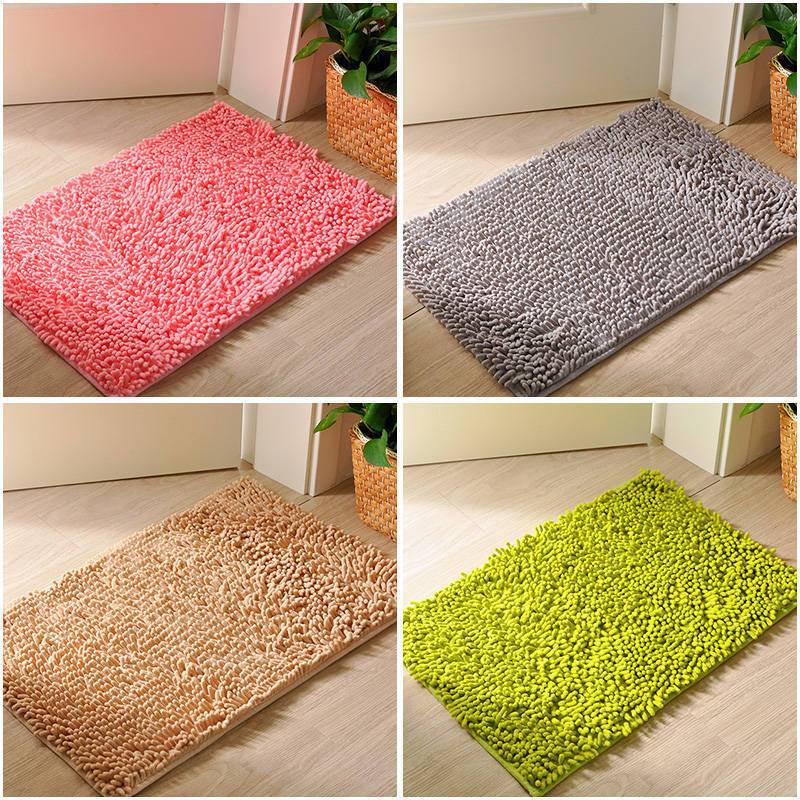 Chenille Floor Mat Bathroom Door Absorbent Door Mat Bathroom Non-Slip Mat Bedroom Door Mat Carpet Wholesale