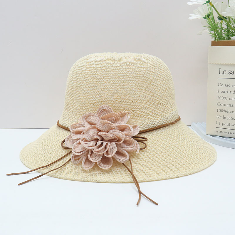 Sombrero de paja para mujer, UV, playa