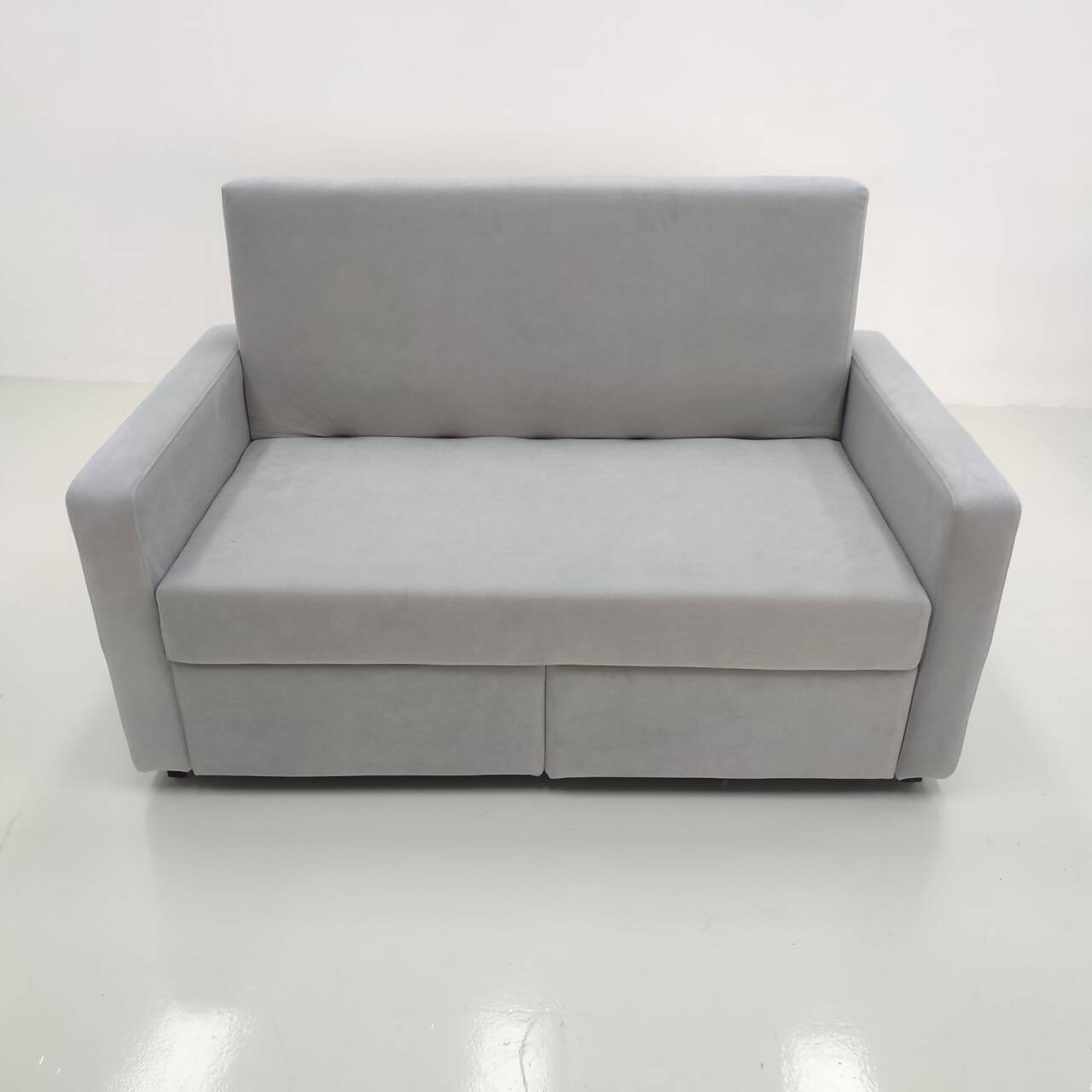 Sofá cama moderna simple de familia pequeña tecnología de seda sofá cama deslizante anti-cat arañazo sala de estar apartamento plegable peinado