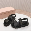 Black Woven Sandals