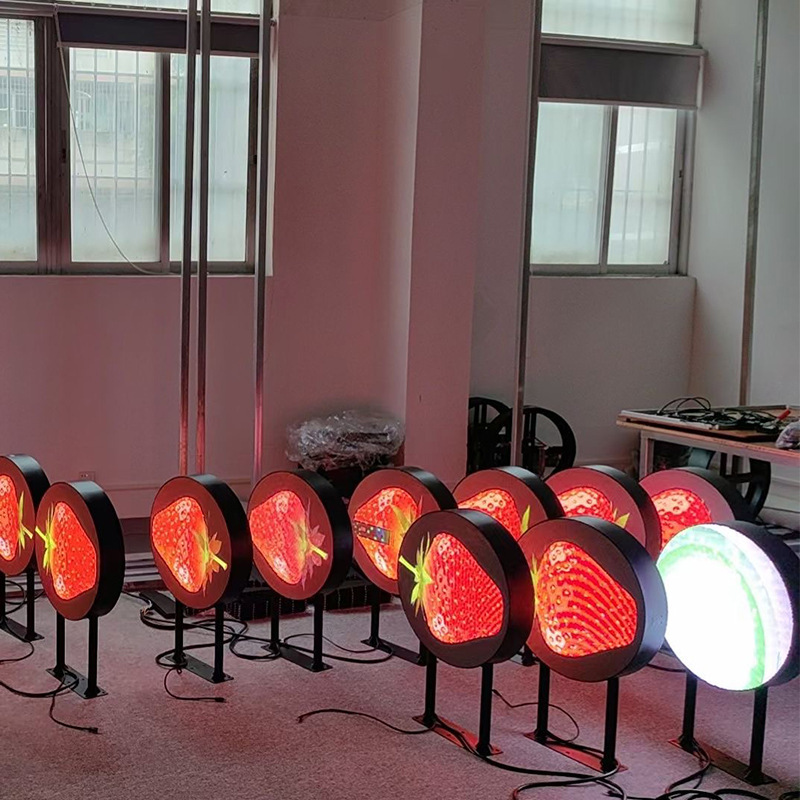 屋外p2.5円形広告スクリーン直径0.5メートル企業ブランドロゴ店募集円スクリーンLEDディスプレイ|undefined