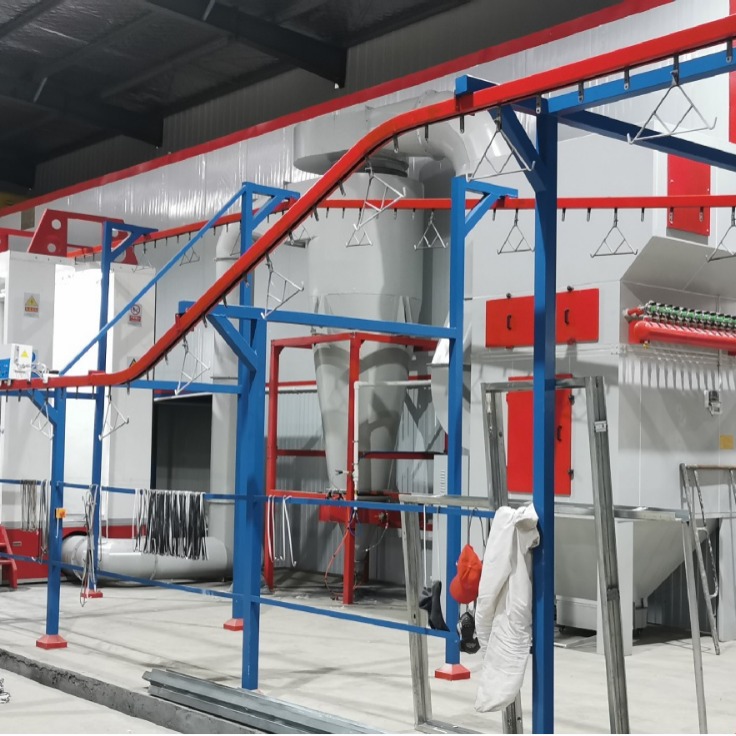 昆山涂装设备  环保喷塑设备	喷塑设备挂钩 大型喷涂设备厂家喷塑