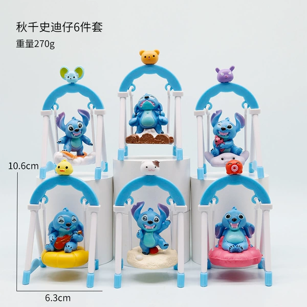 Swings, set, 6 pieces