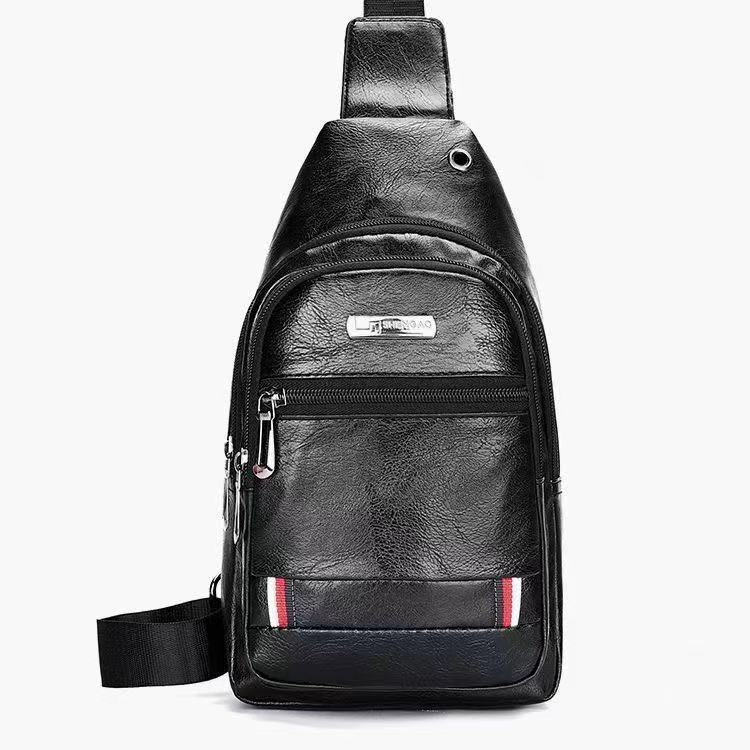 2025 nuevo estilo coreano simple bolso de pecho de hombre de bolso de hombro impermeable de moda casual mochila de viaje universal