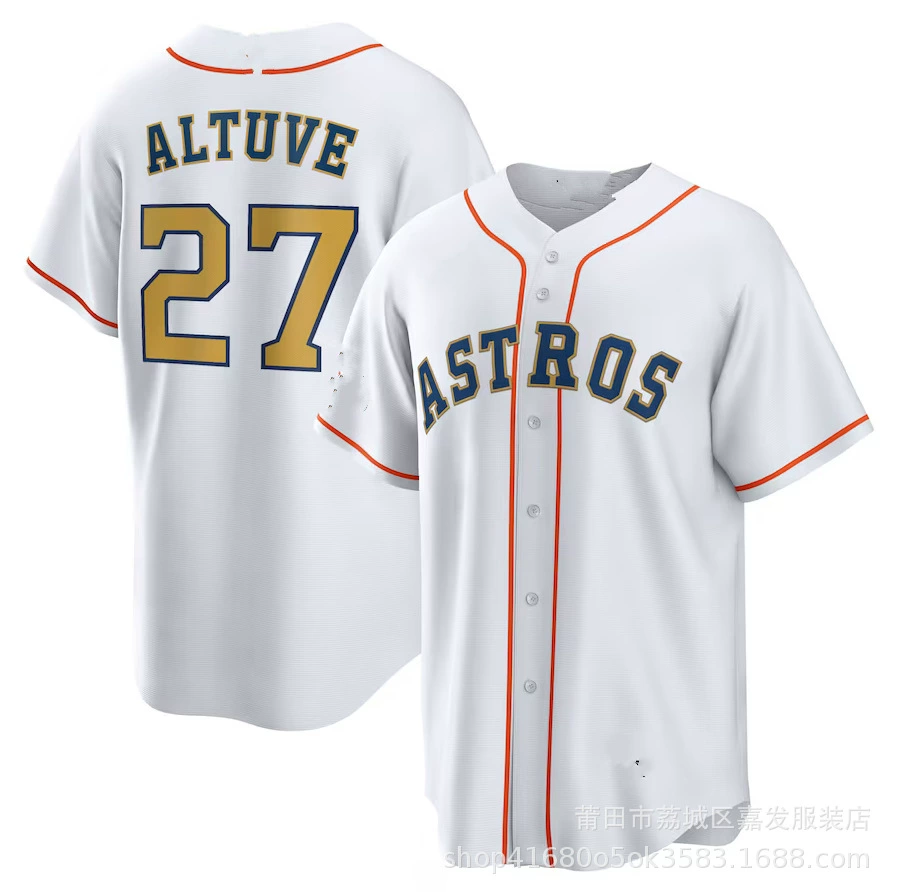 Товары оптовой торговли джерси Astros Pena Altuve Хосе Абреу Астронавт бейсбольная форма