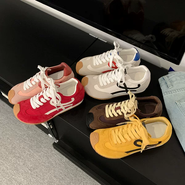 5cm Height-Increasing German Training Shoes 2026 Spring and Autumn New Breathable Casual Slimming Sports Light Running Retro Forrest Gump Shoes