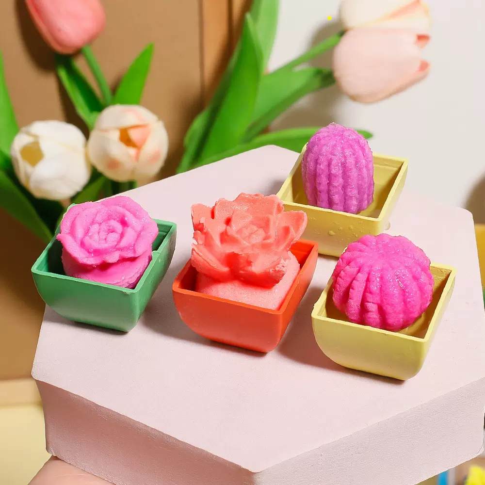 仿真仙人掌植物泡水变大膨胀花朵玩具儿童节日礼物创意礼品摆摊