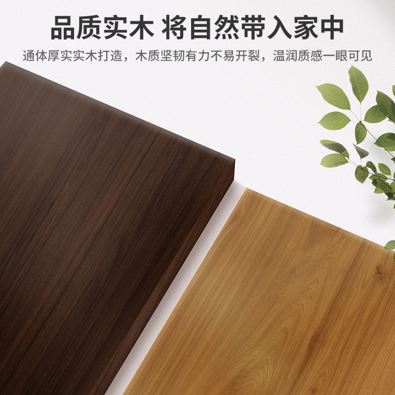 Mesita de noche suspendida dormitorio doméstico creativo estante de pared plegable mesita de noche de madera maciza