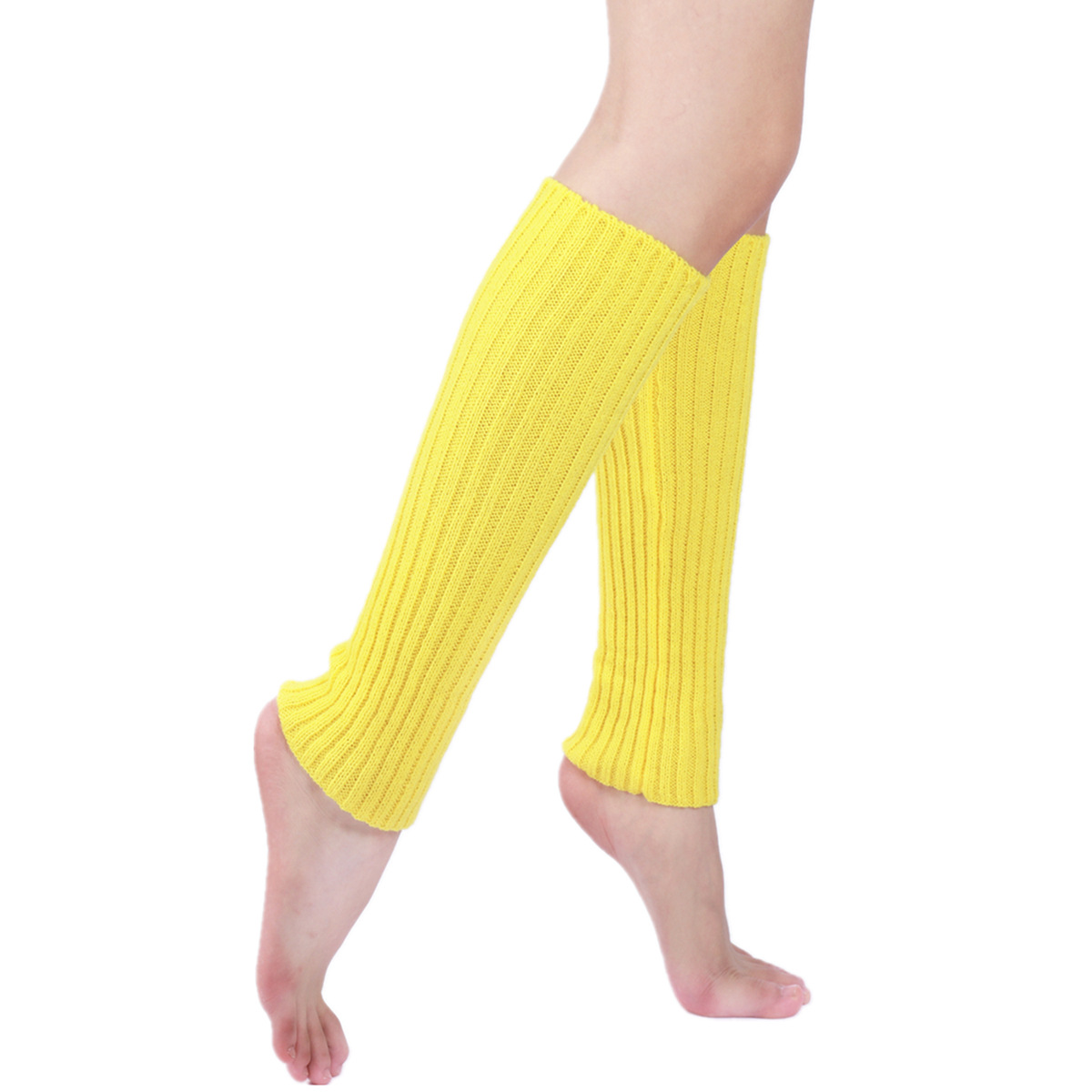 Women's Knitted Leg Warmers Versatile Multi-colour Winter Accessory_voghion.com