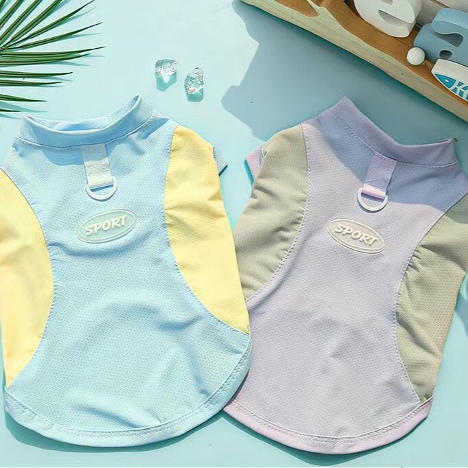 【618】Pet Cooling Clothes for Small Cats and Dogs, Ice Silk Breathable Sun Protection Outfit for Bichon Frise and Small Dogs, Summer Wear 【618】Pet Cooling Clothes for Small Cats and Dogs, Ice Silk Breathable Sun Protection Outfit for Bichon Frise and Small Dogs, Summer Wear