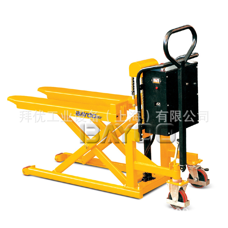 BAYOO剪式液压搬运车 高行程搬运车 输送线平台车