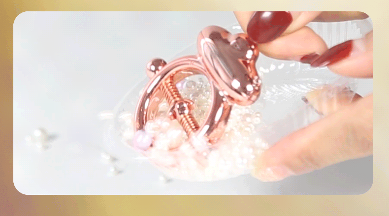 Vibrating Nipple Clamps with Remote Control, USB Rechargeable SM Couple Toy — detail image 12