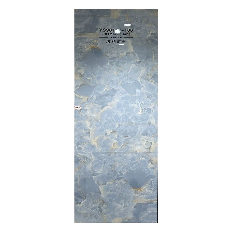 Каменная плита роскоши нефрита фон 900 × 1800 Вилла гостиная стена пол с узором мраморная плитка и Тянь Джейд