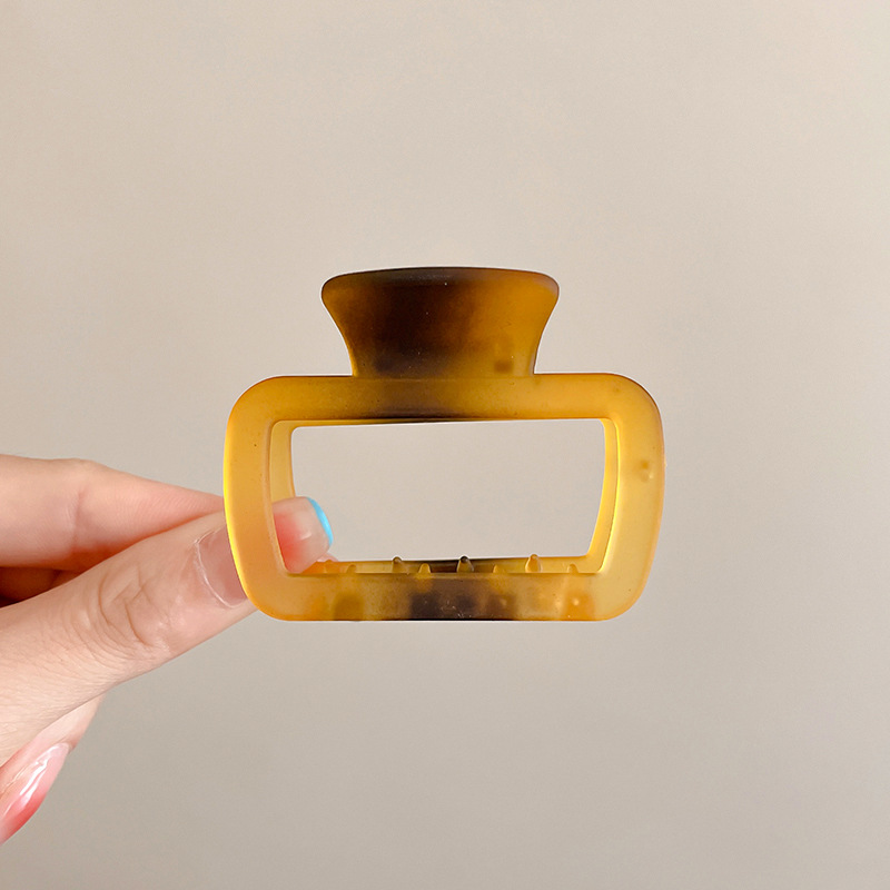 Clip de agarre, gran cantidad de cabello, horquilla esmerilada, horquilla simple, horquilla de tiburón, nuevo y exquisito tocado de alta gama, horquilla femenina