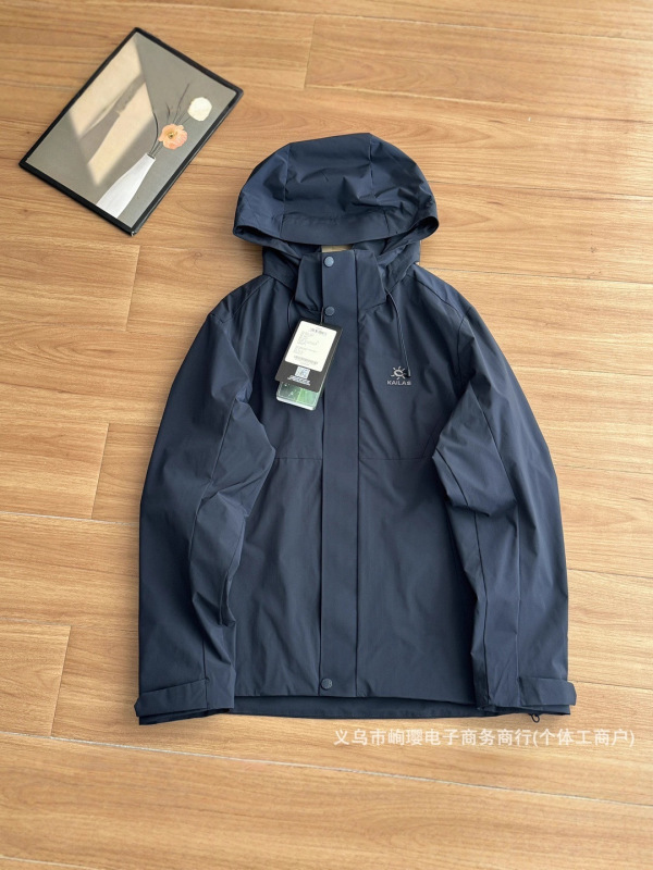凯乐石男士户外徒步登山运动冲锋衣FLT防风防水夹克外套|undefined