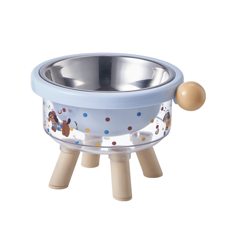 [Sorpresa de consulta] tazón para gatos tazón de agua para beber tazón de acero inoxidable tazón para perros no es fácil derribar protector cervical tazón para mascotas