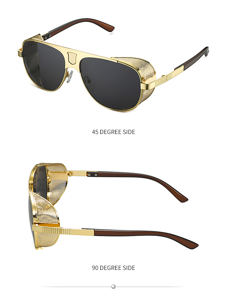 New Retro Fashion Style Steampunk Style Sunglasses display picture 14