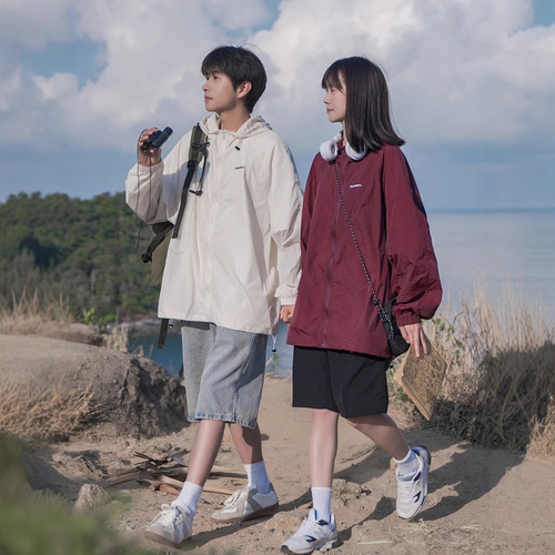 Mountain series outdoor hooded sun protection clothing men's summer thin breathable skin-friendly clothing couple's sun protection jacket