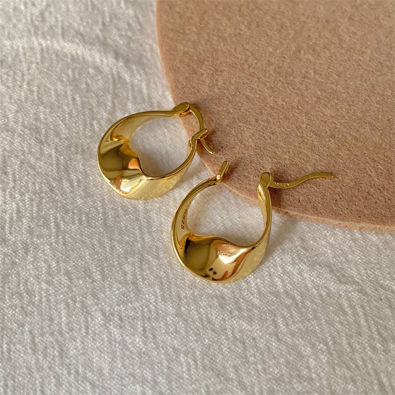 Elegant Geometric Copper Plating Earrings 1 Pair