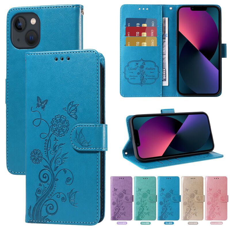 Embossed Butterfly Flower Leather Case Suitable for Samsung A57 Phone Case S26Fe Protective Case X Cover7 Pro Embossed Butterfly Flower Leather Case Suitable for Samsung A57 Phone Case S26Fe Protective Case X Cover7 Pro