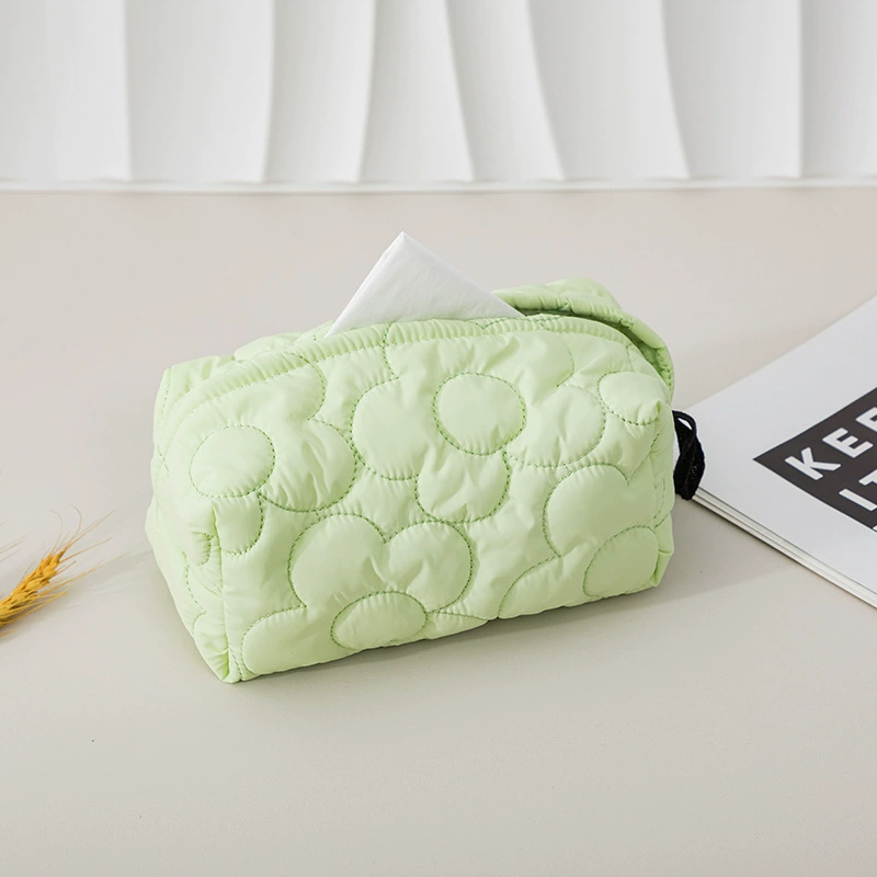 Modern fresh creamy cloth, wipes for auto, flowered