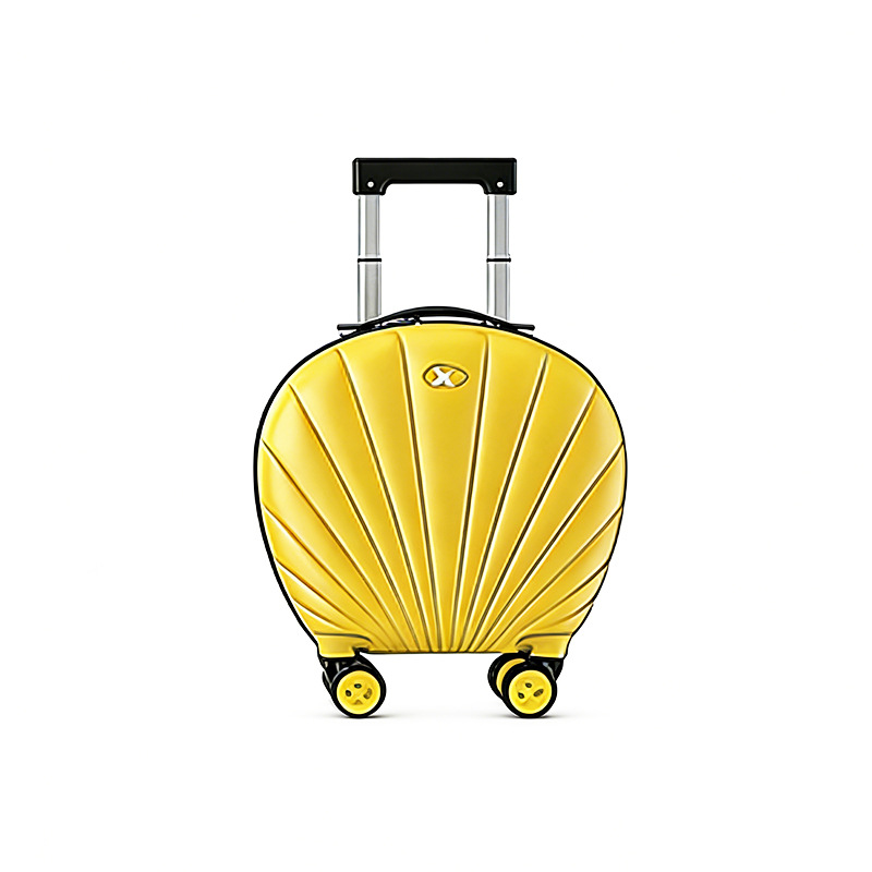 Vali nhựa PC 20 inch Mango Bird nhẹ chịu lực bánh xe êm — Vàng chanh