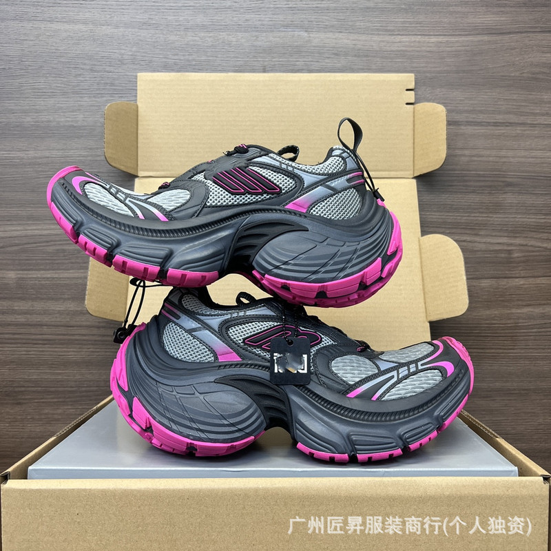跨境专供毒家现货25ss巴黎B家10XL透气立体休闲运动鞋|undefined