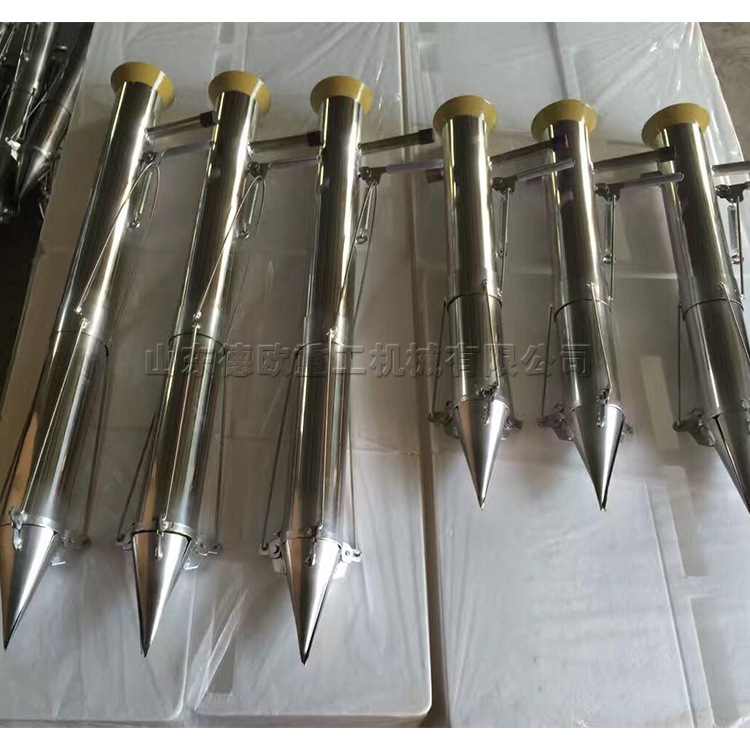 手拿式自动不锈钢栽苗器 便携式不锈钢移栽器 小型蔬菜定植设备