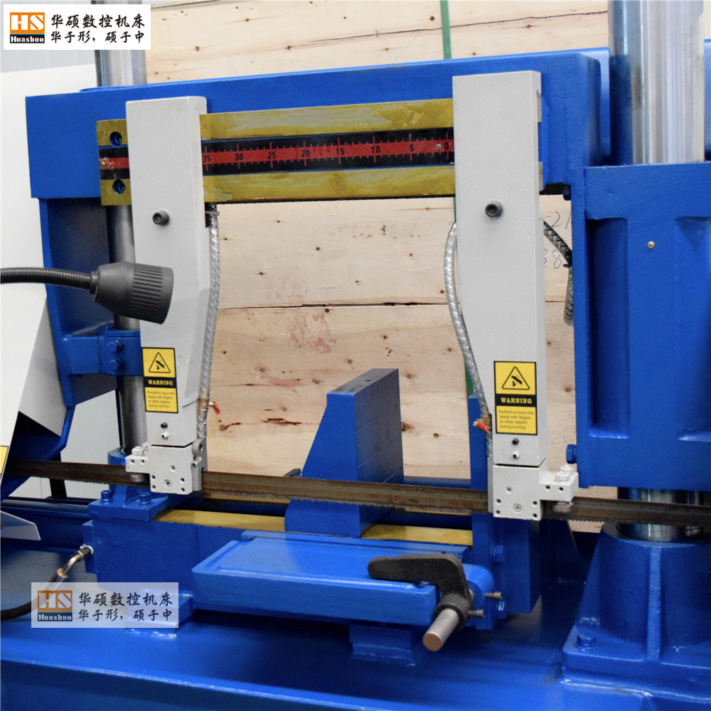 山东锯床厂家供应液压金属带锯床GB4240带锯床400切割下料范围