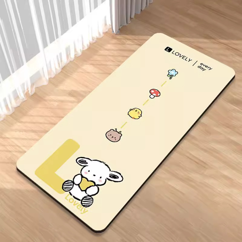 ヨガマット、フィットネスマット、ホームマット、フロアマット、女の子専用、厚みのある衝撃吸収、静音、2025新しいプロ仕様の滑り止め|undefined