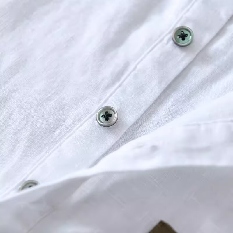 Men's Oversized Casual Shirt Breathable Modal Blend Minimalist_voghion.com