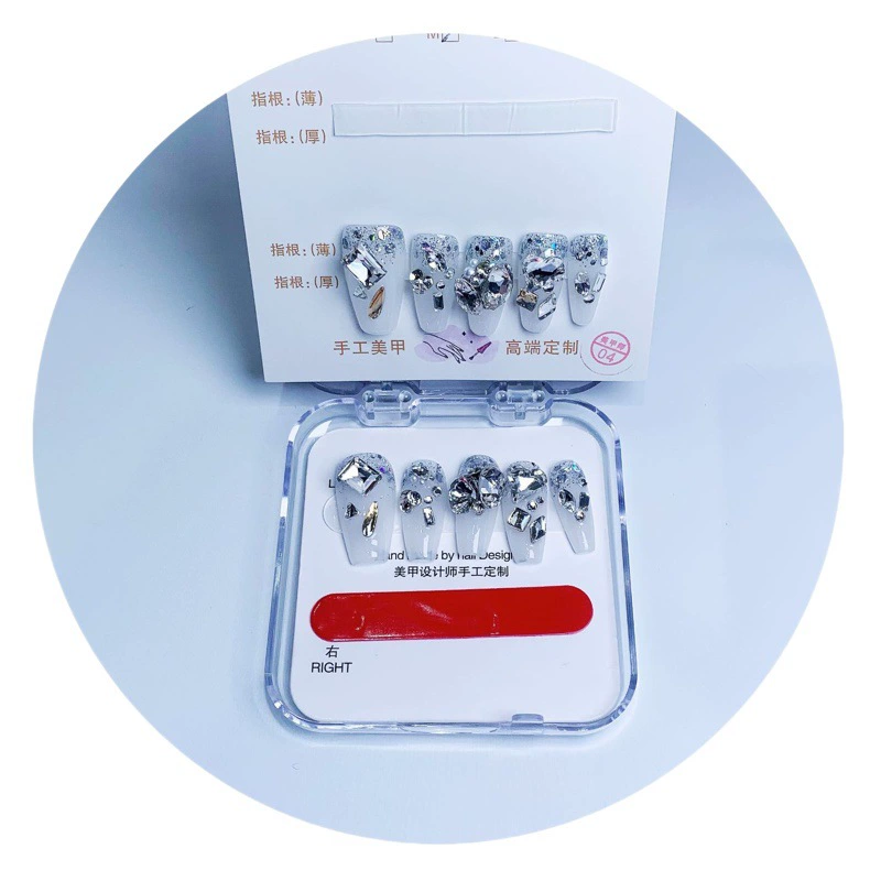 В наличии Легкая Роскошная Высококачественная Броня Специальная карта Картон для ногтей Задняя карта Дисплей для хранения Расширенная бумажная жесткая Нижняя карта