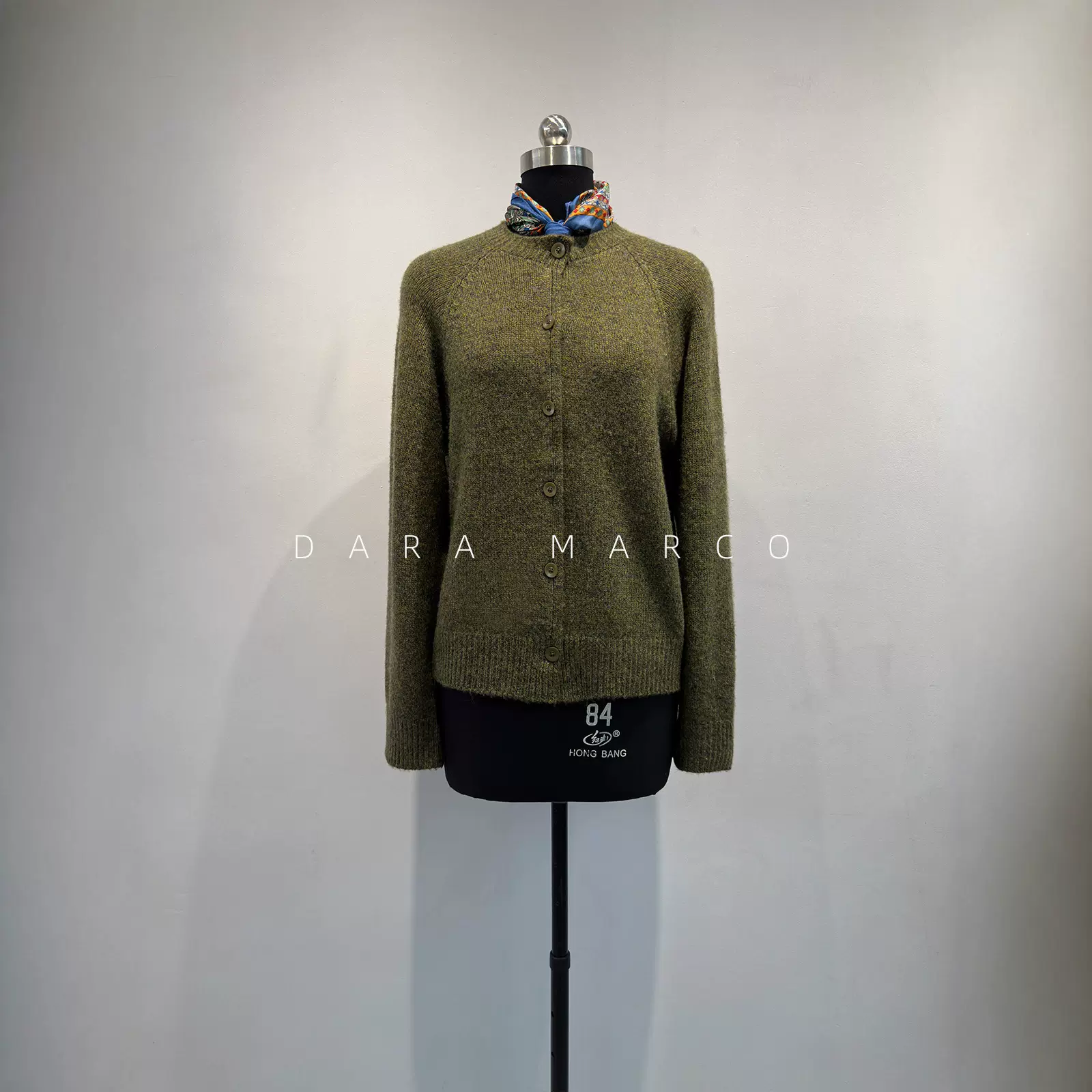 软糯质感~100美丽诺羊毛复古花纱短款针织开衫圆领加厚毛衣女秋冬