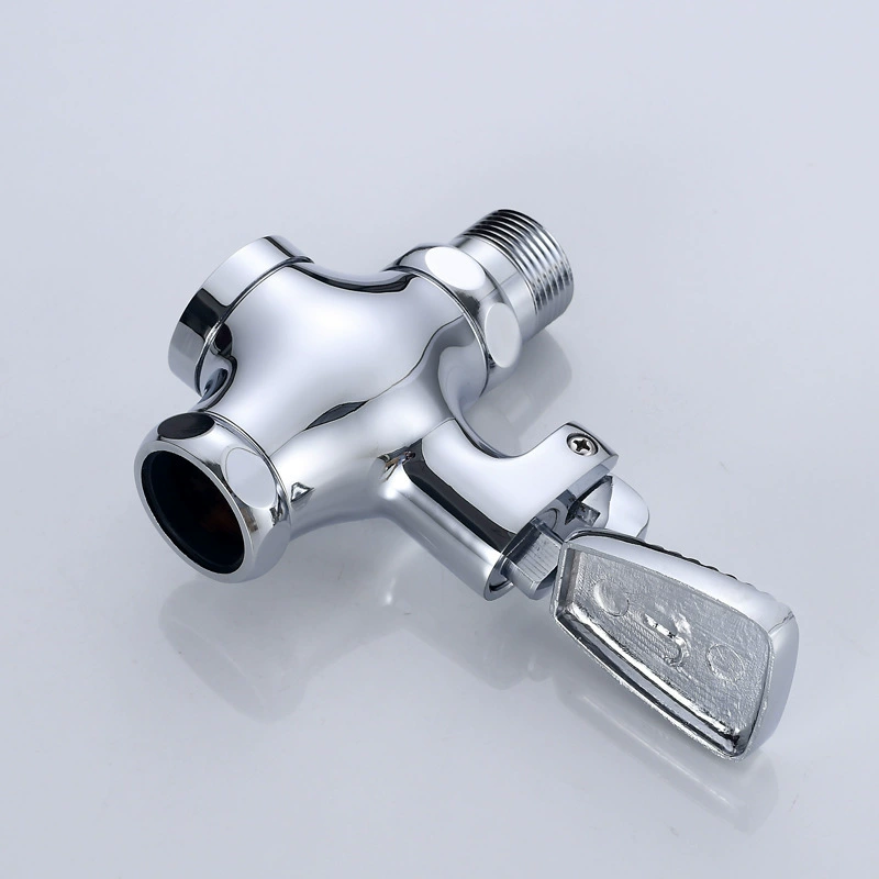 Foot-operated flushing valve squat toilet foot pedal flush valve for toilet squatting pit bathroom delay valve