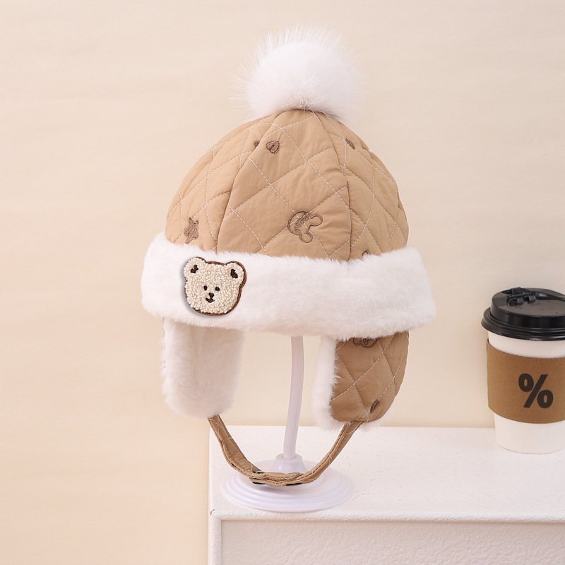 Sombrero de invierno para niños 2024 nuevo sombrero de trueno para niños otoño y invierno frente a prueba de viento caliente para niños protectores de orejas para hombres invierno