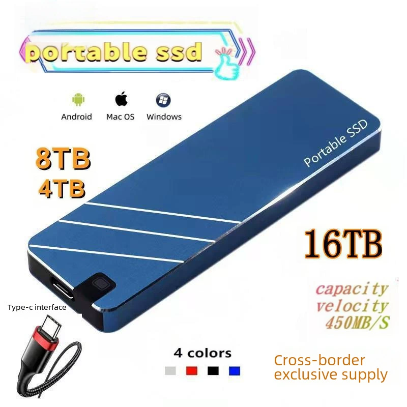 MINI solid -state hard disk cross -border e -commerce dedicated to 16T 7T 5T 2T 1TSSD source factory spot