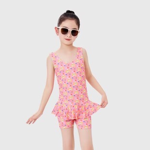 Factory Clearance Children's Swimsuit One-Piece Baby Fashionable One-Piece Boxer New Style Little Girl Big Girl Swimsuit Girl