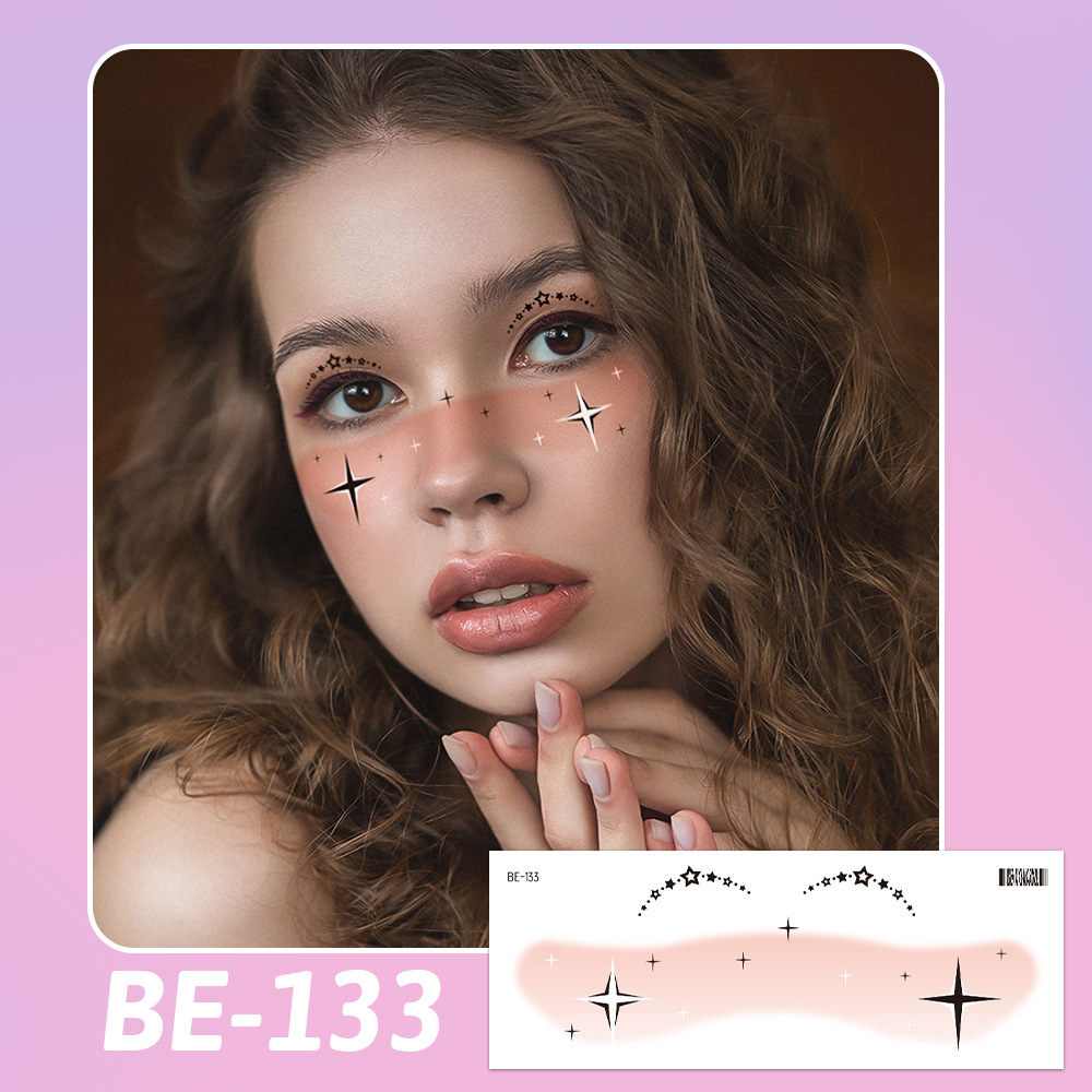 BE-133 (눈부신 블랙 페이스패치)