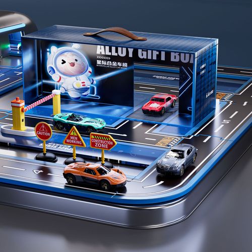 Alloy car toy for boys birthday gift racing boy gift set car model toy car decorative